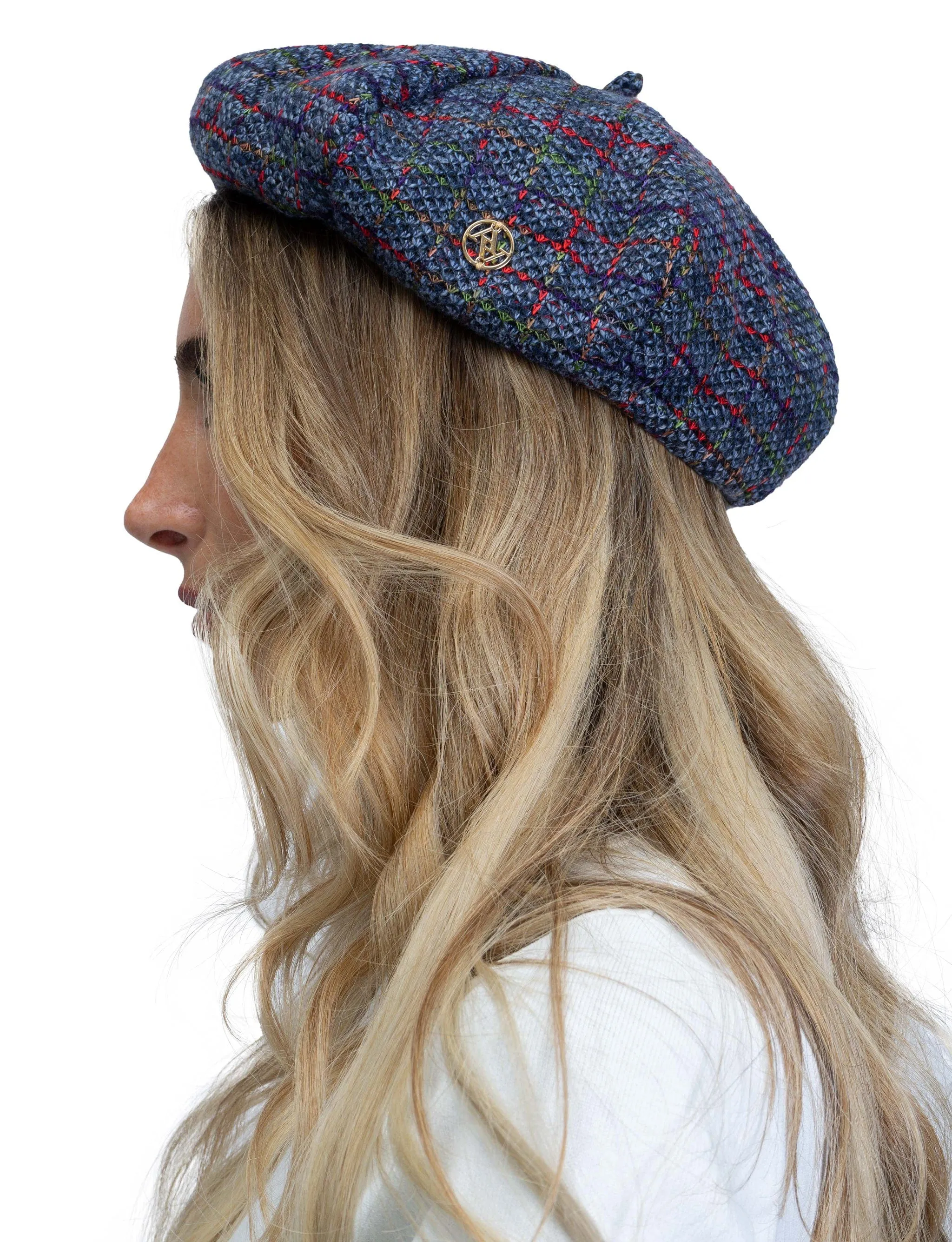 Adrienne Vittadini Tweed Beret