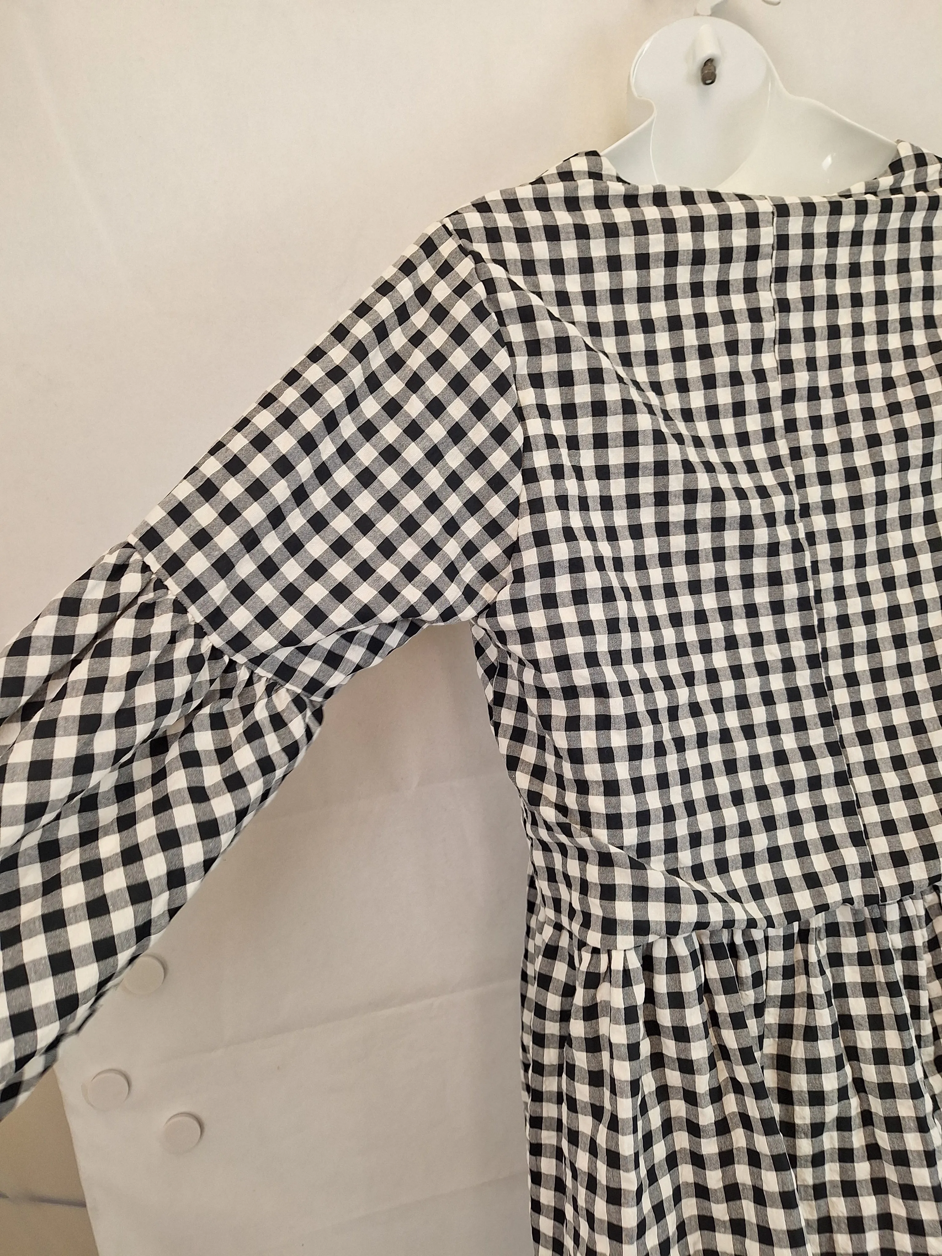 Atmos & Here Essential Summer Gingham Mini Dress Size 14