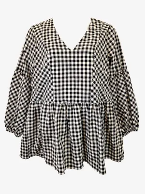 Atmos & Here Essential Summer Gingham Mini Dress Size 14