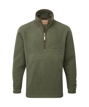 Berkeley Retro Quarter Zip Fleece - Woodland