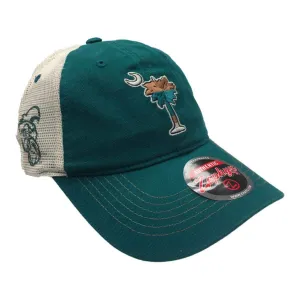 Coastal Carolina Chanticleers Zephyr Teal Palm Tree & Moon Mesh Snapback Hat Cap