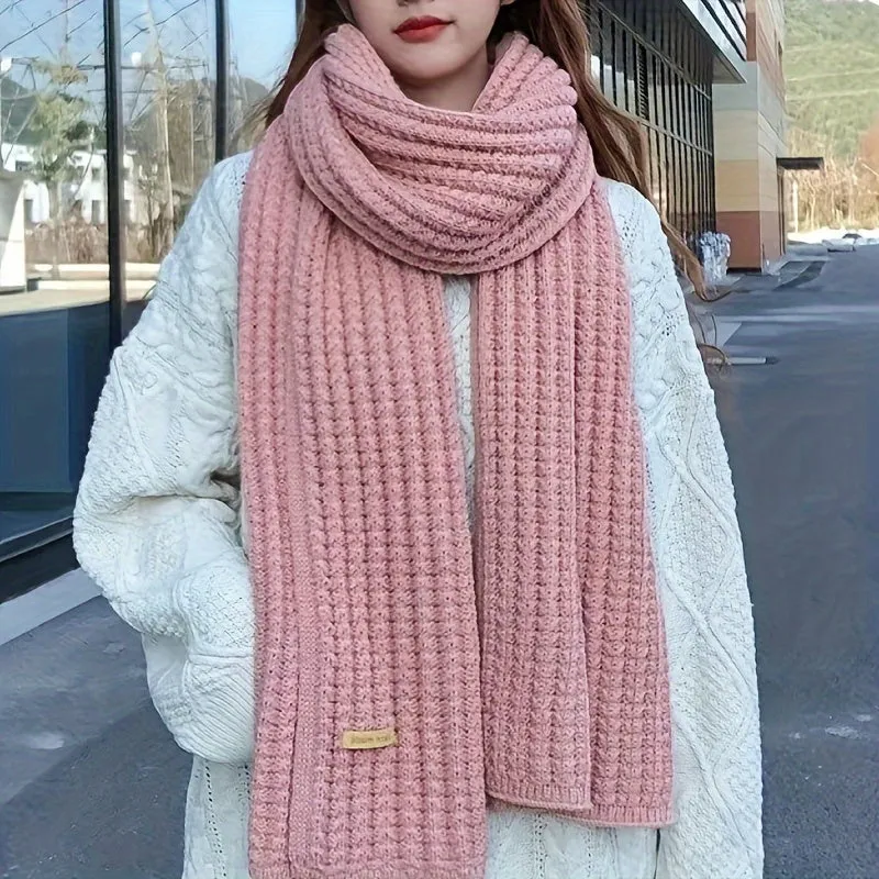 Cozy Stylish Knit Scarf for Women and Men