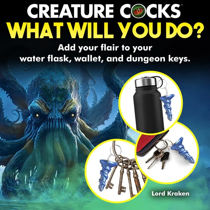 Creature Cocks Lord Kraken Keychain