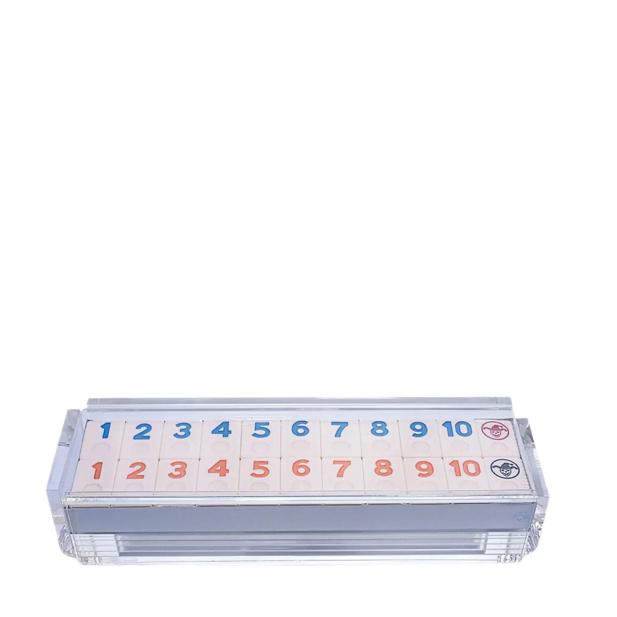 Deluxe Acrylic Rummikub Game - Clear