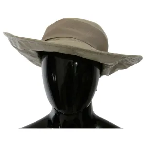 Dolce & Gabbana Elegant Beige Panama Cap - Timeless Fashion Accessory