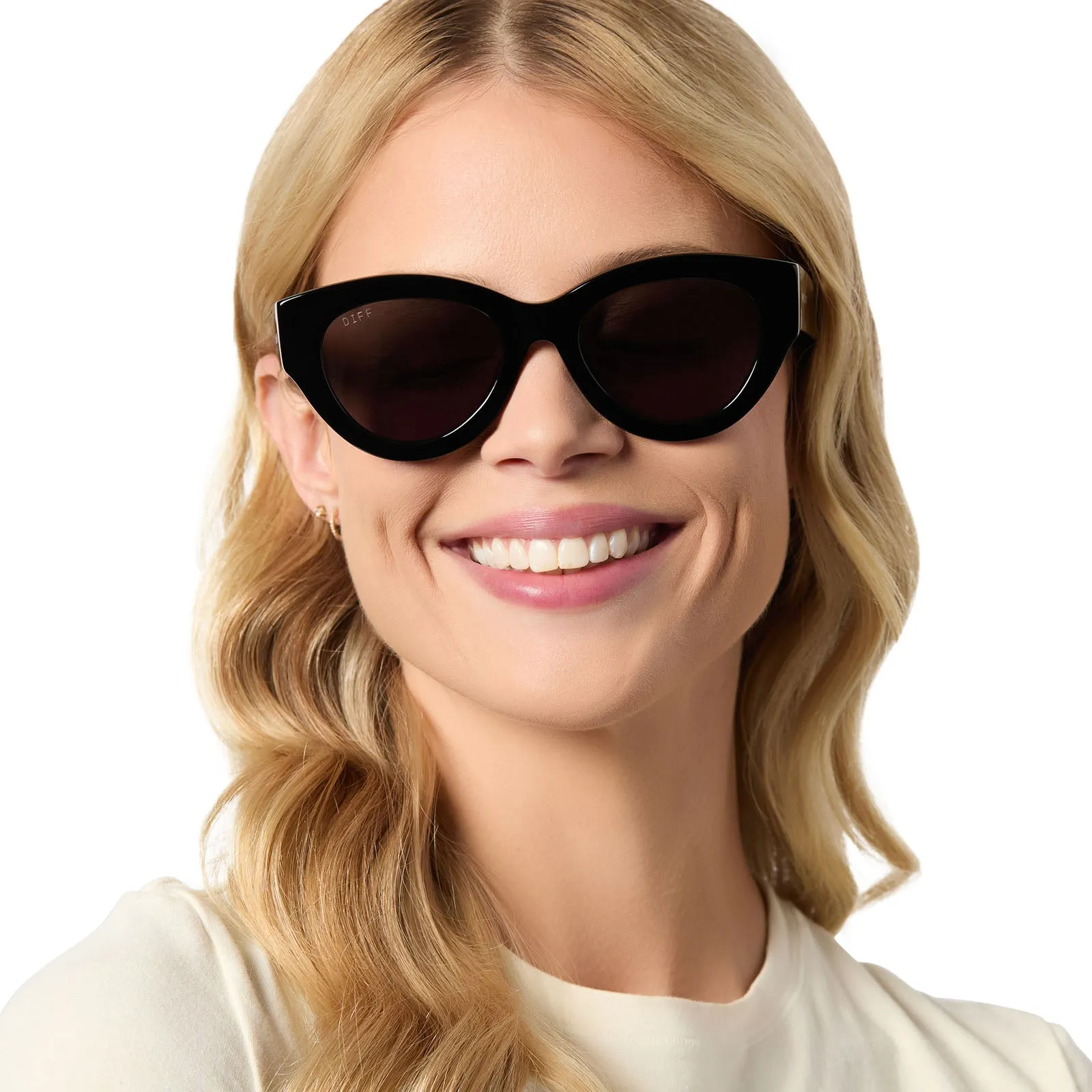 EMILY IN PARIS - EMILY   LBD BLACK   GREY SUNGLASSES