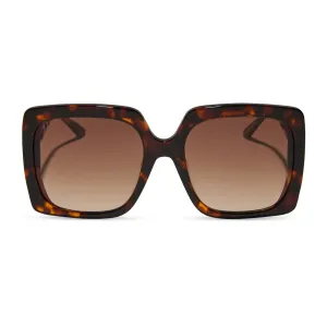 EMILY IN PARIS - SYLVIE   EDITORIAL TORTOISE   BROWN GRADIENT SUNGLASSES