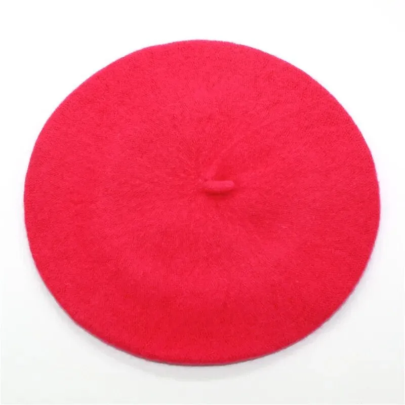 French Hat Beret with Classic Wool