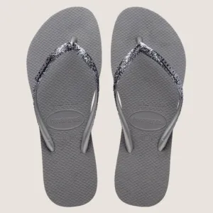 Havaianas Slim Metal Logo Glitter II Thong