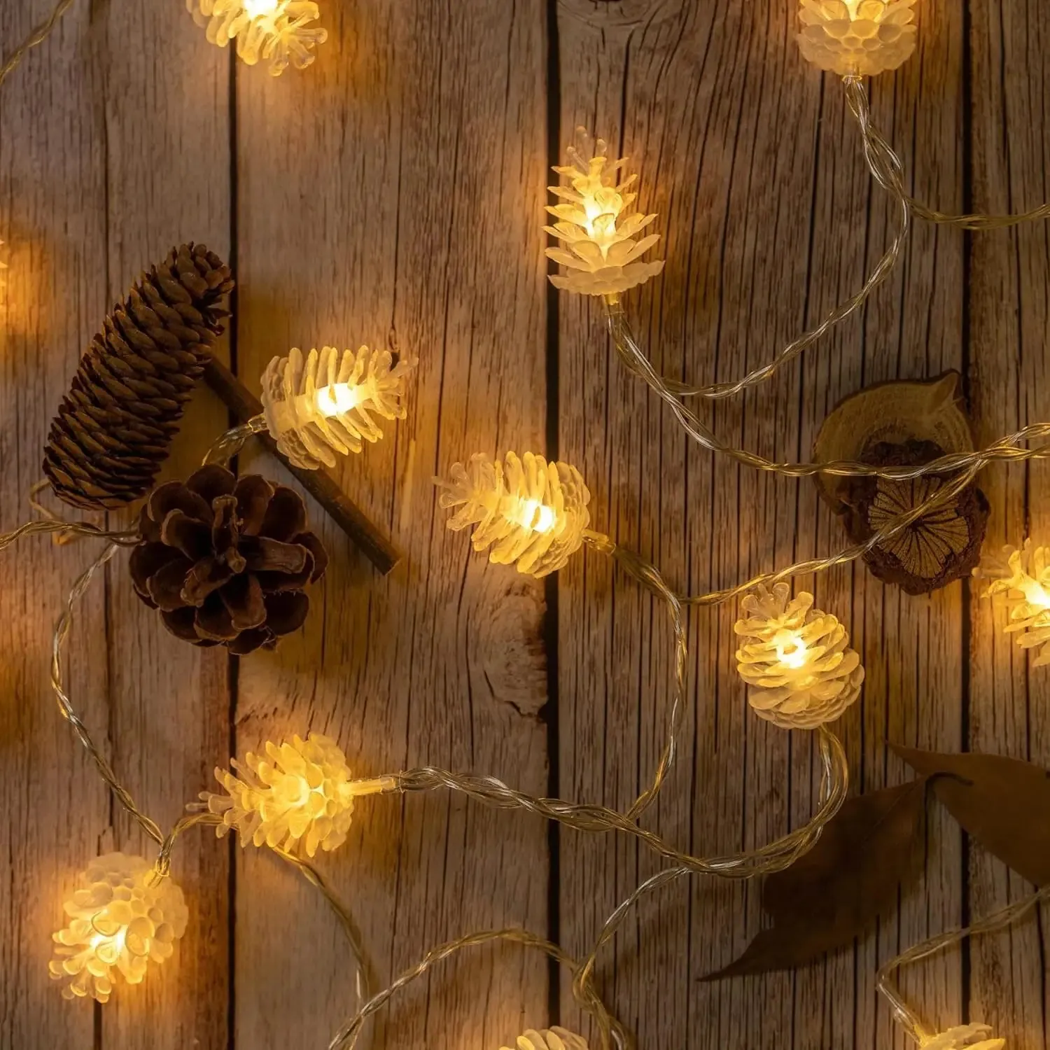 Home LED Warm Pinecone Lamp