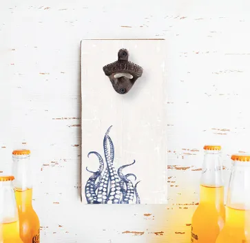 Indigo Octopus Bottle Opener