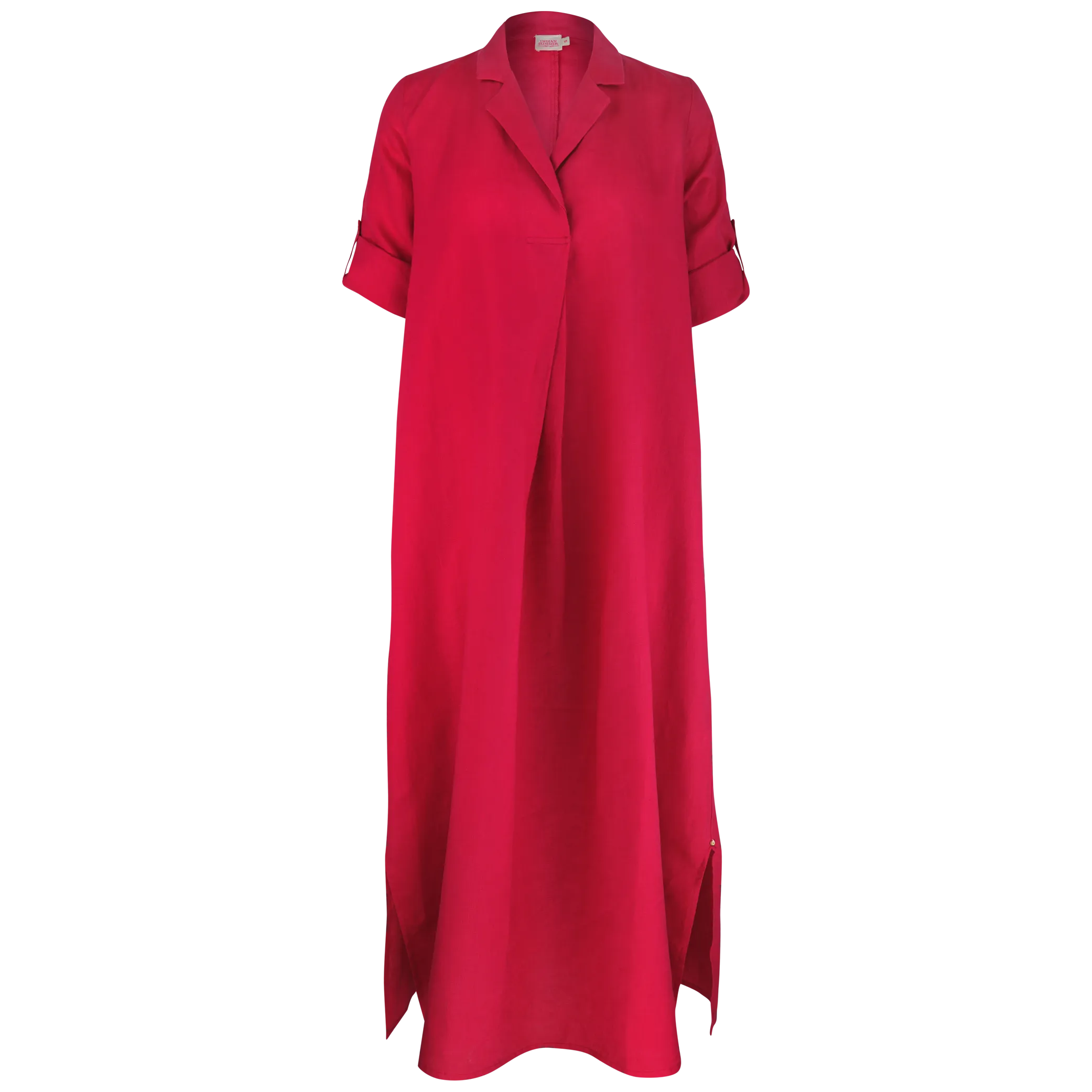 IS Juniper Collar Kaftan  Fuschia