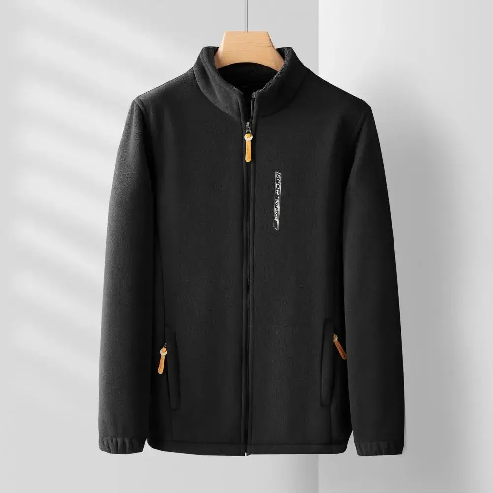 Men's Warm Winter Fleece-Lined Jacket