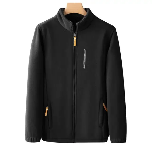 Men's Warm Winter Fleece-Lined Jacket