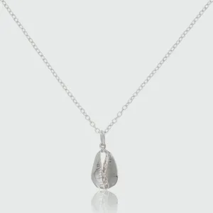 Moka Sterling Silver Cowrie Shell Pendant