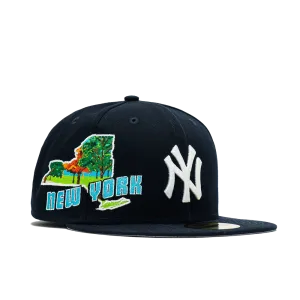 New Era Mlb New York Yankees State View 59Fifty Fitted