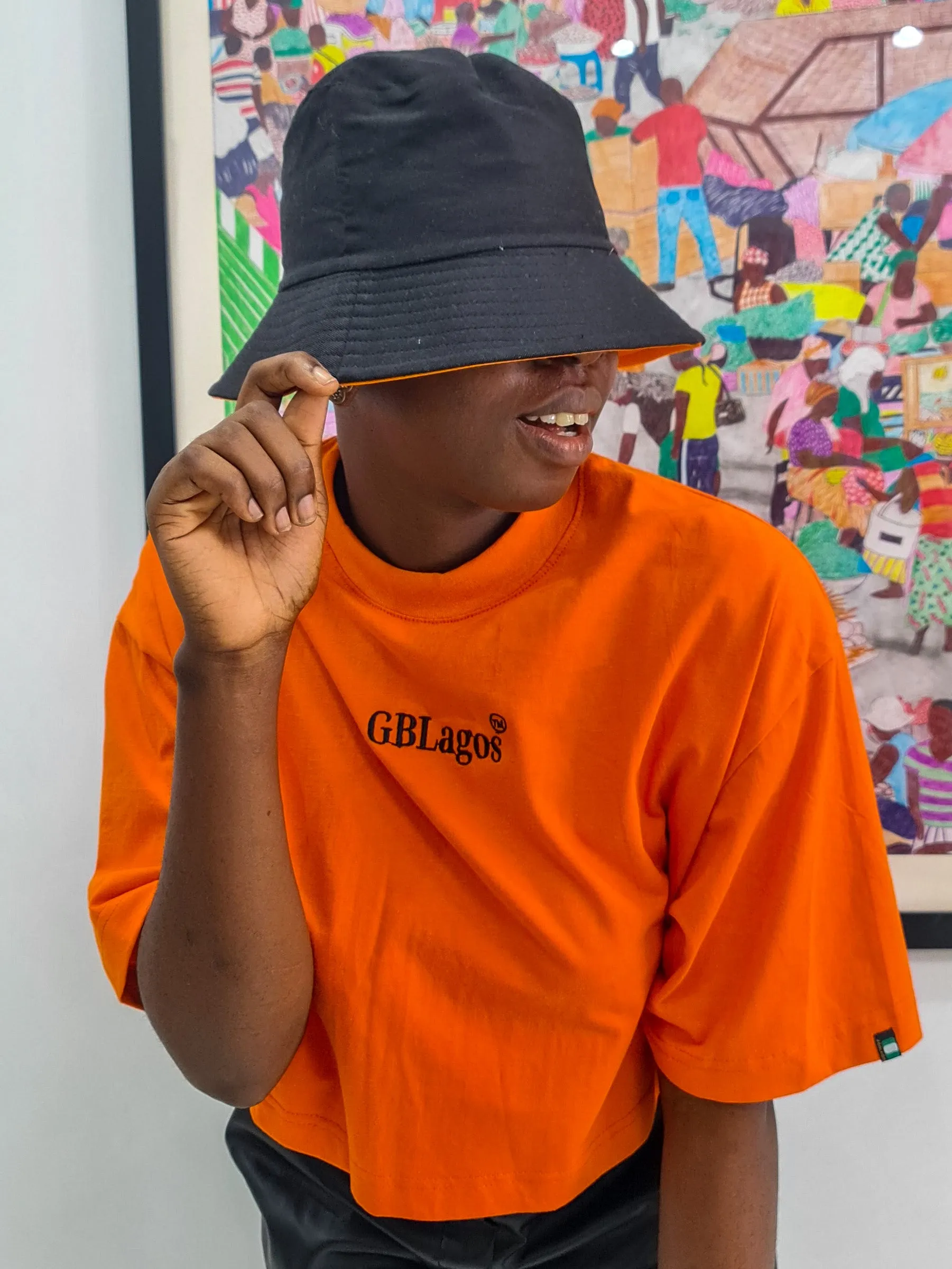 Orange CropTop