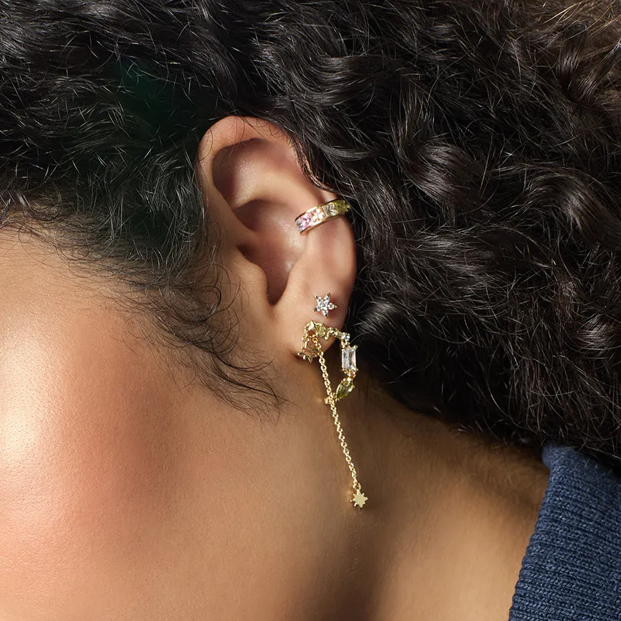 Selene Gold Drop Earrings