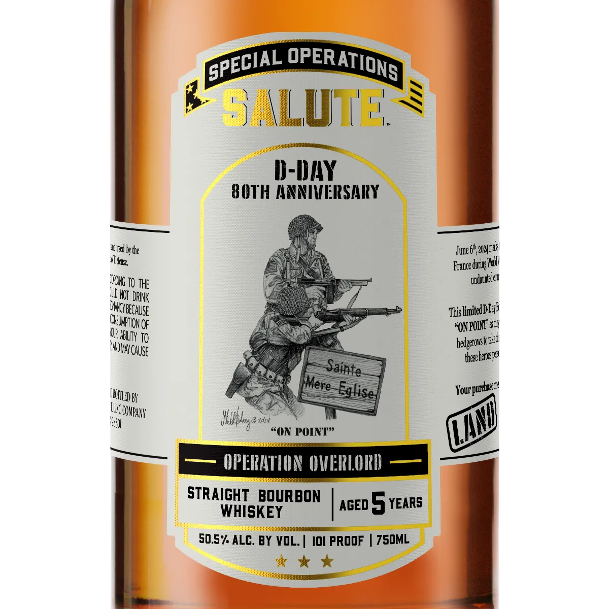 Special Operations Salute™ Whiskey - D-Day 80th Anniversary - LAND