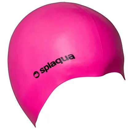 Splaqua Silicone Solid Bathing Swim Cap - BEST QUALITY, COMFORT AND STYLE