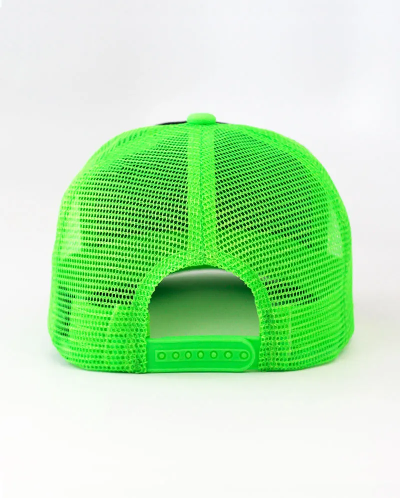 The Hat Depot - Cotton Mesh Back Two Tone Snapback Trucker Cap