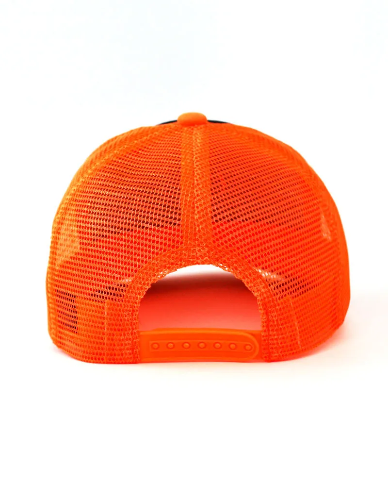 The Hat Depot - Cotton Mesh Back Two Tone Snapback Trucker Cap