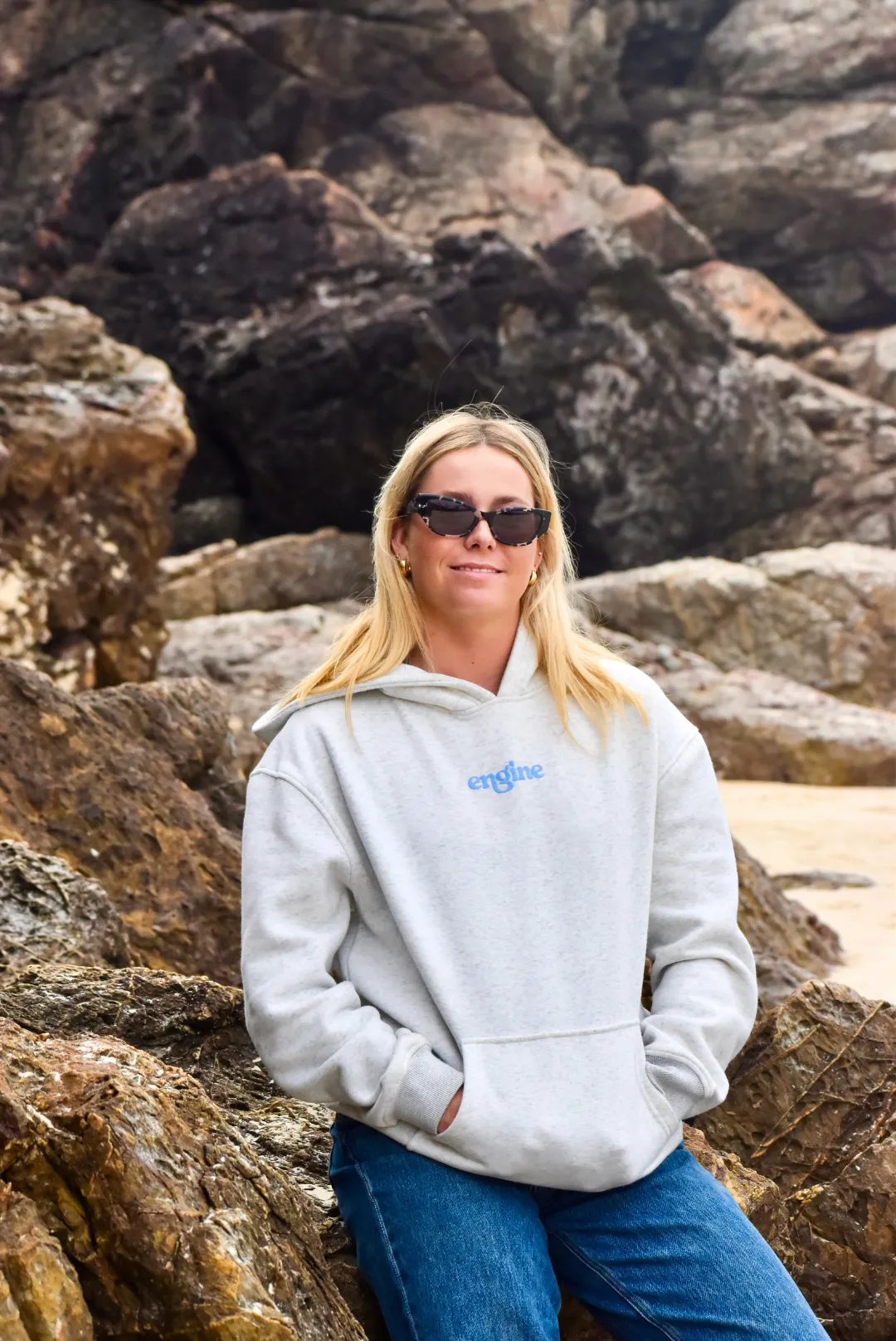 Womens Hoodie - Foam Logo