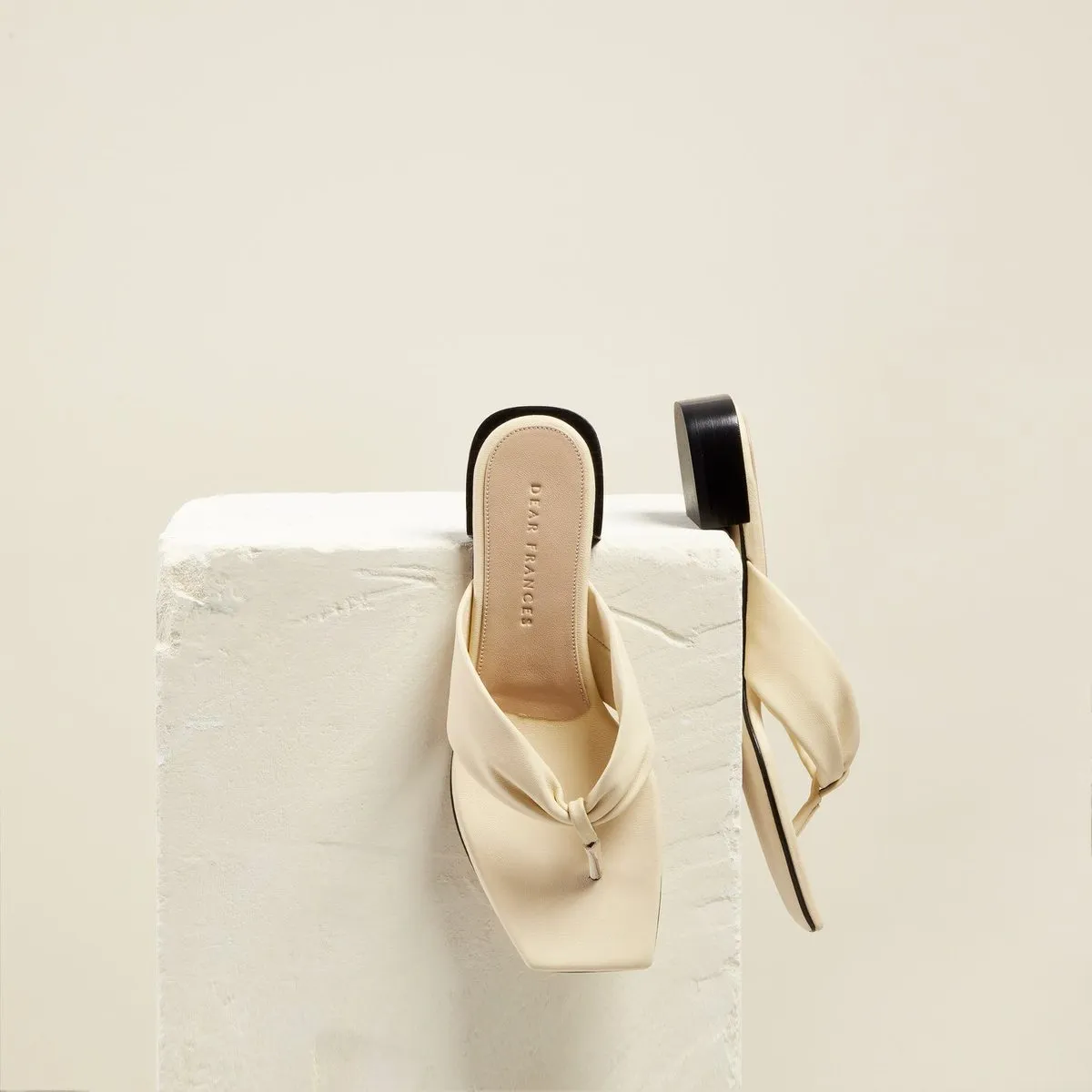 Wrap Sandal, Cream