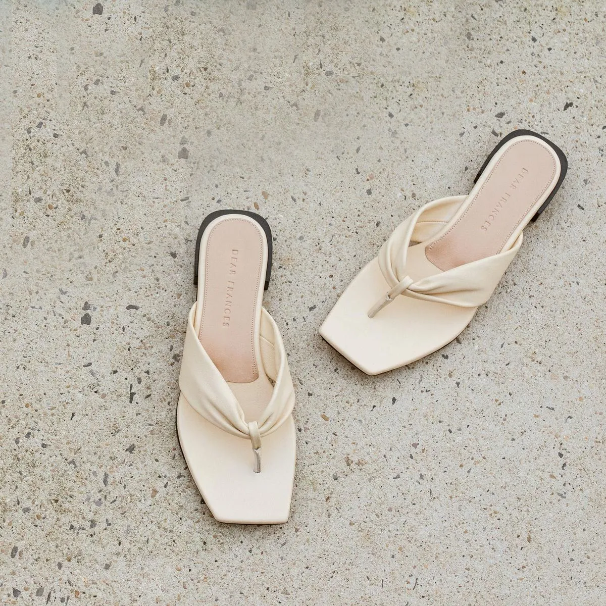 Wrap Sandal, Cream