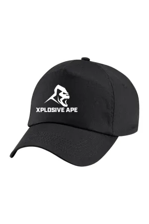 XAPE Classic Five Panel Cap - Black